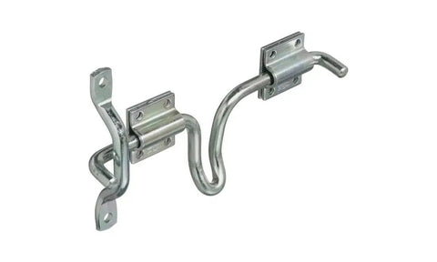 Sliding Bolt Door And Gate Latch Zinc Plated For Right Or Left Hand Swing Gates With Rounded Edges To Protect Livestock Sturdy Design