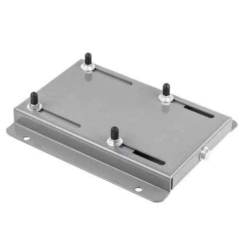 145T Frame Motor Slide Base for Worldwide Electric Motors Adjustable Mounting Plate and Motor Base Featuring 5.5 by 5 Inch Mounting Pegs