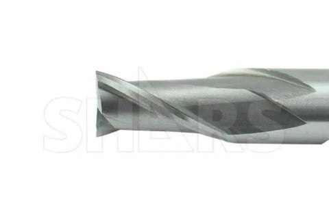 Seven Sixteenth Inch By One Half Inch HSS Two Flute Double End Center Cutting End Mill With Thirteen Sixteenths Inch Flute Length