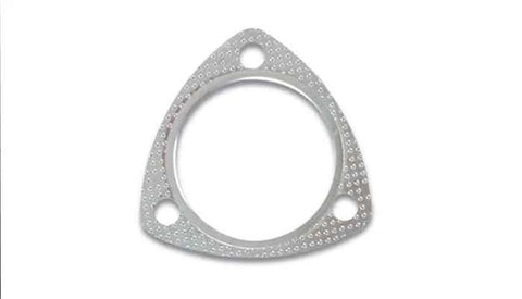 Exhaust gasket, Vibrant Performance 3-bolt high-temperature, silver, 2-3/4 in