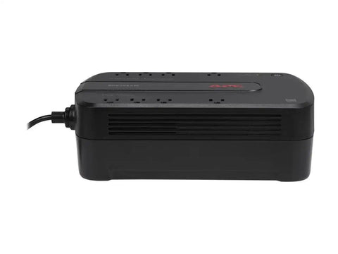 Side view of 650VA UPS Battery Backup And Surge Protector For Computers And Home Office Gear, 8 Outlets, Ethernet Protection, BE650G1