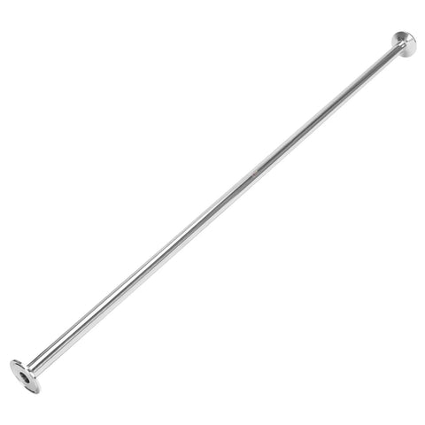 Sanitary tri clamp spool tube, 3/4 in OD, 36 in length, 1.5 in tri clamp ends, stainless steel 304.