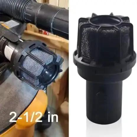 Two Point Five Inch Shop Vacuum Muffler Diffuser For Noise Reduction And Air Filtration Heavy Duty Industrial Grade Exhaust Accessory