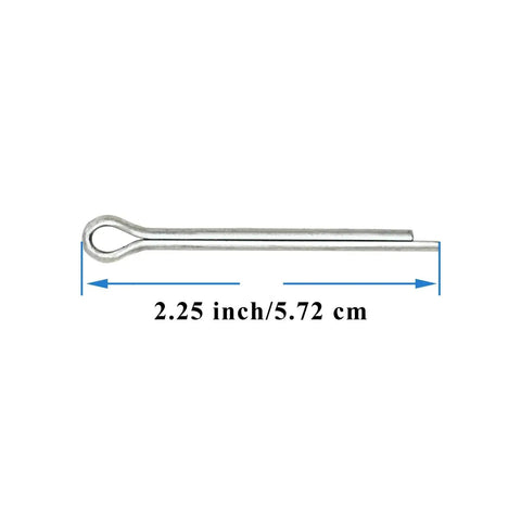Heavy Duty Trailer Nut Kit For One Inch Shaft Spindle Includes One Inch Spindle Nuts Spindle Washers And Two Point Two Inch Long Cotter Pins