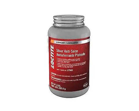 Heavy Duty Automotive Silver Anti Seize Lubricant With Graphite And Metallic Flake Fortification For Extreme Cold And Heat Temperature Resistant Petroleum Based Lubricant Compound 8 Oz Brusttop Bottle 1 Pack
