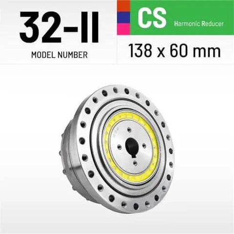 SitoDrive CS 32 II Harmonic Drive CSF 32 II High Precision Strain Wave Gear Reducer for Robotics, CNC Compact Precision Gearbox