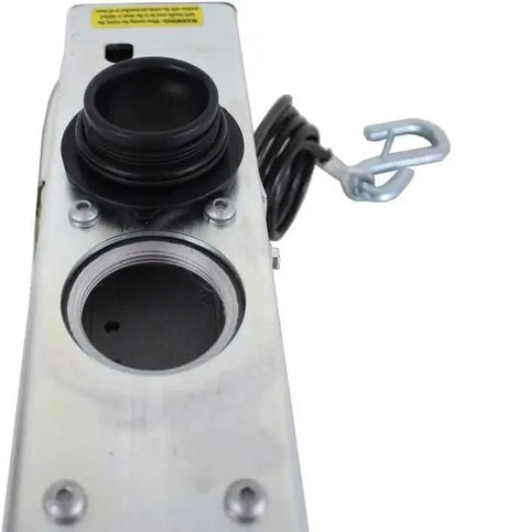 Dexter 7500lb surge brake actuator for drum brakes, zinc-plated, model DX7.5, with safety chain