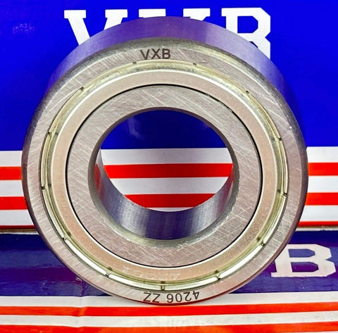 4206ZZ Angular Contact Double Row Bearing 30x62x20mm