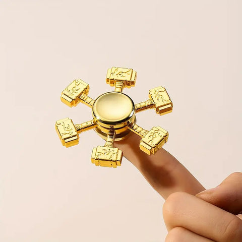 Brass Fidget Finger Gyro Metal Fingertip Decompression Spinner Toy