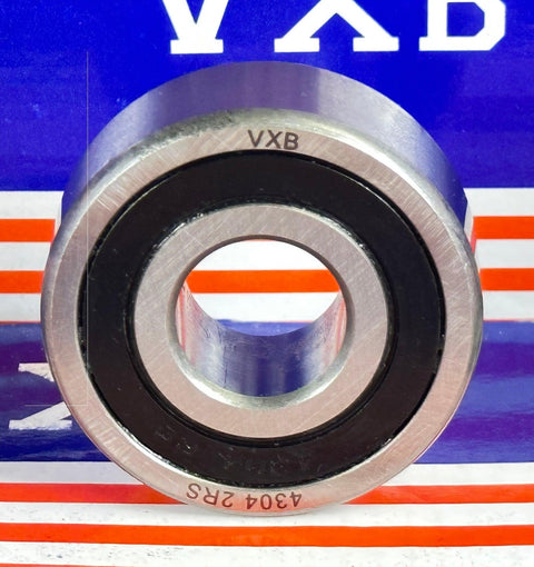 4304-2RS Bearing Double Row rubber sealed 20x52x21 Metric