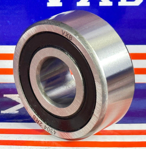 4304-2RS Bearing Double Row rubber sealed 20x52x21 Metric