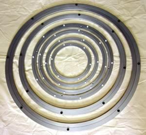450mm Lazy Susan Aluminum Bearing 500 lbs Turntable Bearings - VXB Ball Bearings