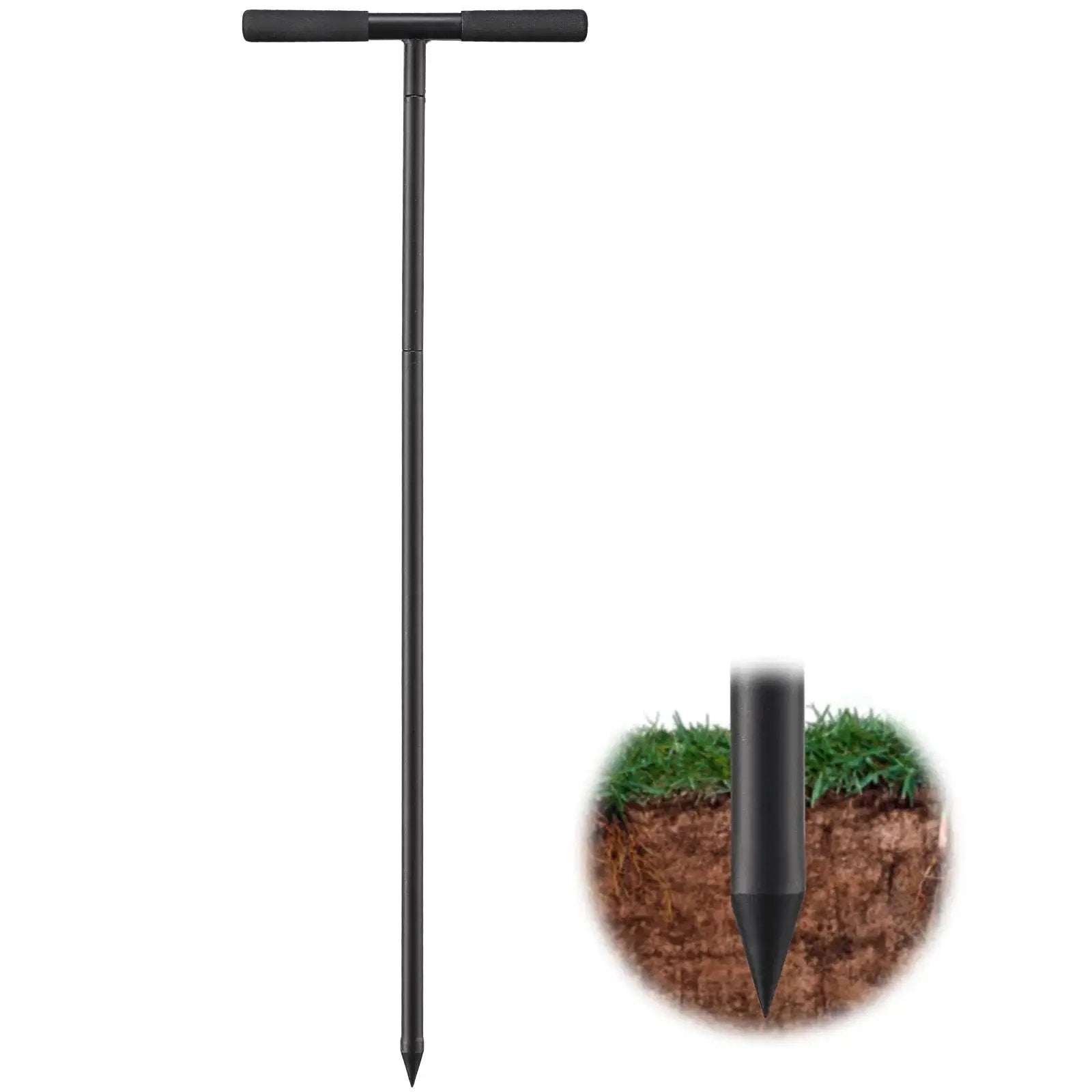 adjustable steel soil probe for landscaping tools 🍁 &n...