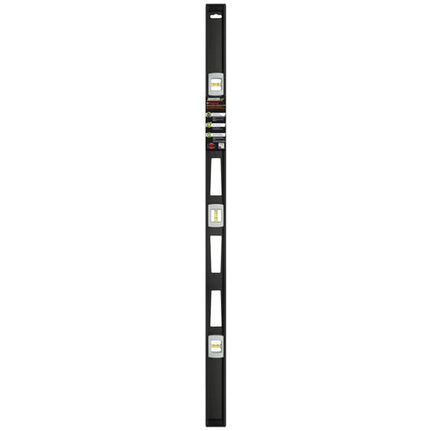 Magnetic 48 Inch Aluminum I Beam Level With Strong Magnetic Edge And Replaceable Vials For Precise Framing Cabinetry And Installation