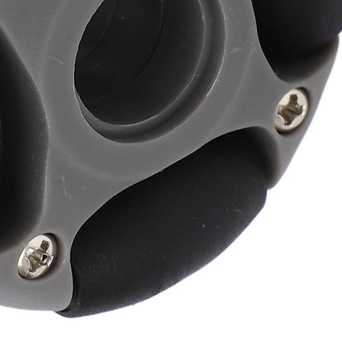 Close-up of 48mm Omnidirectional Wheel Double Row Multi Directional Wheel Replacement 14036 for Robot Industry, focusing on details.