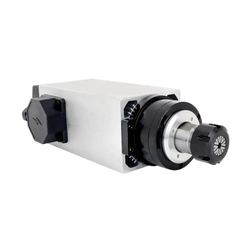 4KW 220V Air Cooled Spindle Motor ER25 18000 RPM with 4 bearings for CNC milling machines close-up view