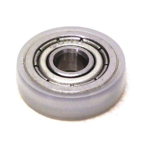 4mm Bore Bearing with 14mm nylon small plastic ball bearing roller Tire 4x14x4mm - VXB Ball Bearings