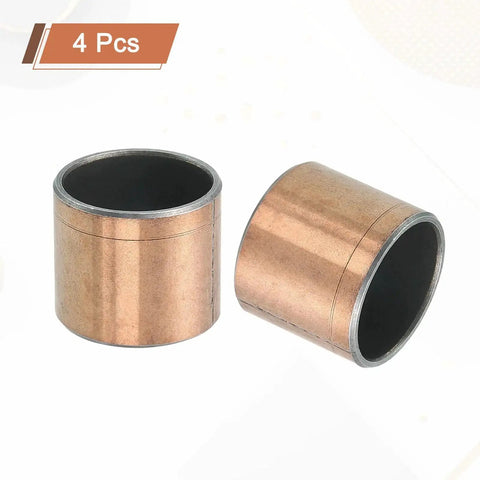 Set Of 4 Sleeve Bearings With 7/8 Inch Bore, 1 Inch Outer Diameter And 7/8 Inch Length, Oilless Self Lubricating Bronze Sintered Bushings