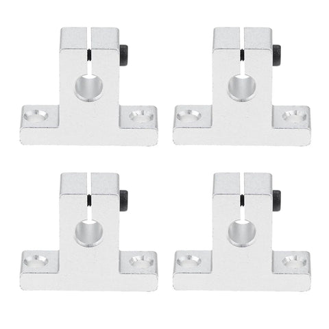 SK8 supports from 16 Piece 500mm Linear Motion Set with 8mm rods, lead screw, SCS8UU bearings, KP08 pillow blocks, flexible couplings.