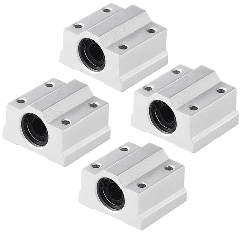 4pcs scs8uu bearings for CNC 2pcs 500mm linear motion rod shaft guide and (500mm) 8mm lead screw motion system