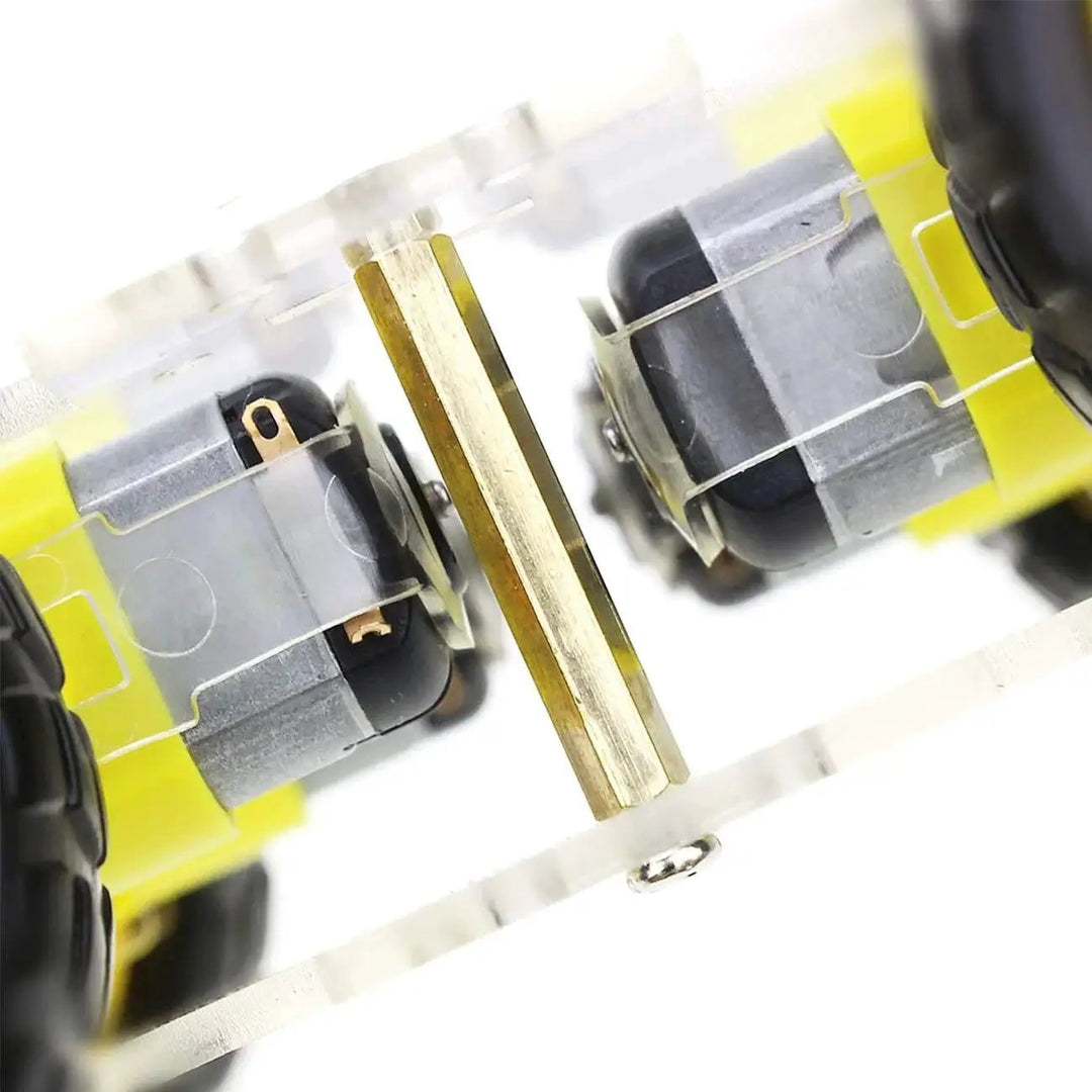 DIY 4WD Smart Robot Chassis Kit With Speed Encoder Bat...