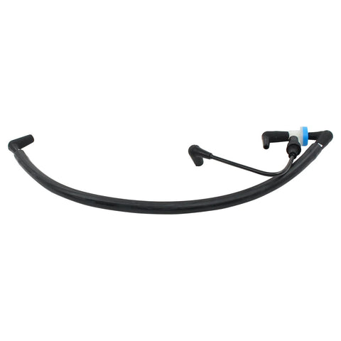 Motoku 4WD vacuum check valve hose for Ford F-150/Expedition, curved black rubber hose with blue valve end and elbow fittings