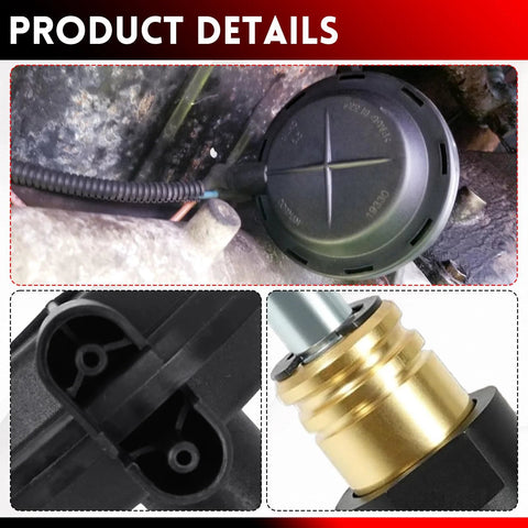 HRepair 4WD vacuum actuator for Ford F-150/F-250, Expedition, Lincoln Navigator, black plastic body with brass valve insert