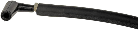 Automotive vacuum check valve, Dorman 926-391, black plastic elbow connector for 4WD actuator