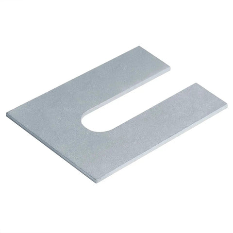 Eight Pack 4 By 3 Inch Steel Horseshoe Shim Washers For Three Quarter Inch Bolts Galvanized One Eighth Inch Thick Low Carbon Steel Car Lift Leveling Shims For Precise Alignment And Durable Fastening, Fanmao.