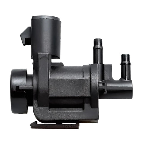 Automotive vacuum hub lock actuator, black plastic, 4x4 disengage solenoid, Ford F-150 compatible, 13mm connector