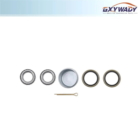 4 On 4 Inch Galvanized Trailer Hub Replacement Kit for 2000 Lb Axles With 1 Inch Or 1.0625 Inch Spindle Bearing Kit 6 Piece Set