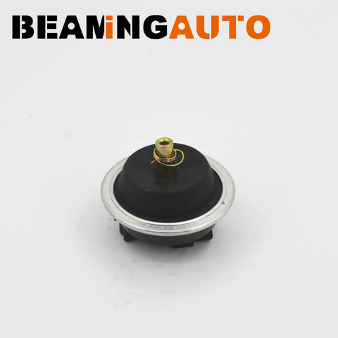 BEAMINGAUTO 4-Wheel Drive differential vacuum actuator with black diaphragm and metal mounting ring (front view).