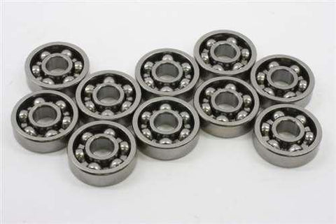 4x7x2 Stainless Steel Open ABEC-3 Miniature Bearing Pack of 10 - VXB Ball Bearings