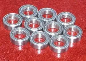 4x8 Shielded 4x8x3 mm Miniature Bearing Pack of 10 - VXB Ball Bearings