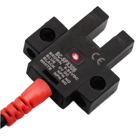 5 Pack U-Slot Photoelectric Switch EE-SPX306A670-WR Inductive Limit Sensor with wiring and sensor details