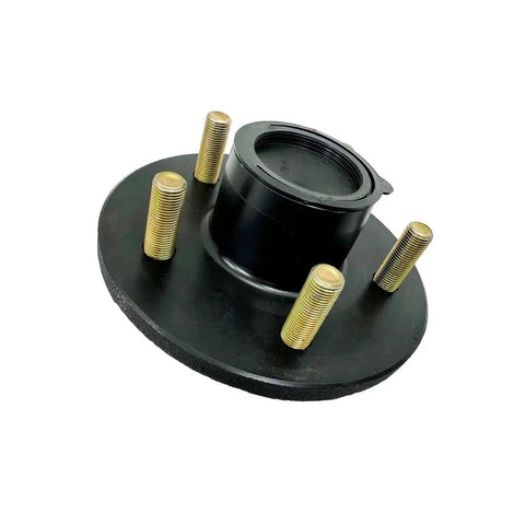 5 Hole 4.5 Inch Brake Idler Hub Kit For 3500lb Trailer Axles With Inner And Outer Cone Bearings Grease Seal Dust Plugs And Hub Nuts Replacement