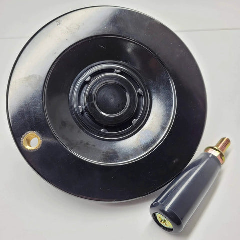 Five Inch Handwheel With Half Inch Bore For Drill Press Table Saw Grinder And Lathe Industrial Phenolic Body with handle