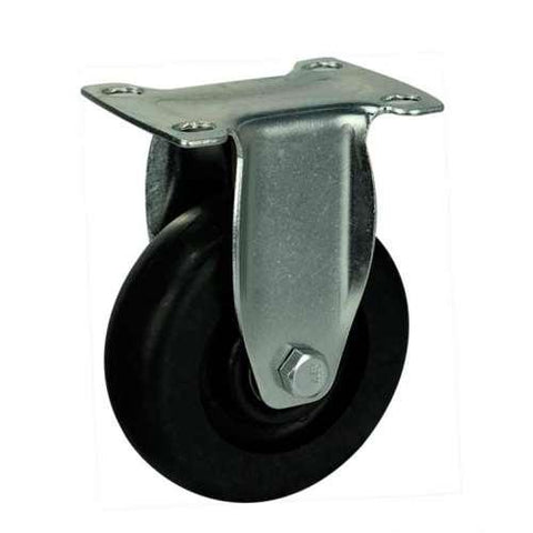 5" Inch Medium Duty Caster Wheel 220 pounds Rigid Phenolic and 0-250ºC Top Plate - VXB Ball Bearings