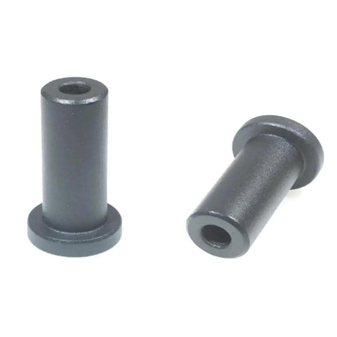 5 Pack 2 Inch Barn Door Spacers For Sliding Barn Door Hardware Wall Track Spacers Made From Solid Cast Iron With Powder Coated Black Finish