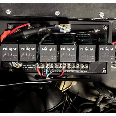 Pack Of 10 SPDT 5 Pin 12V Electrical Relays For Automotive Cars Trucks Marine Boats 30/40 Amp installed in vehicle