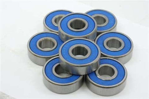 5 Sets = 40 Skateboard Bearing Bronze Cage Sealed - VXB Ball Bearings