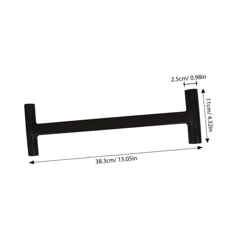 Heavy Duty Hinge Adjustment Tool For Commercial Doors With A Long Handle Wrench HOLIDYOYO Steel Construction Designed For Residential And Security Doors Compatible With Specifications showing dimensions
