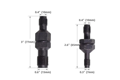 Spark Plug Thread Chaser Kit For M10 X 1.0, M12 X 1.25, M14 X 1.5, M18 X 1.5 Rethreads And Cleans Damaged Spark Plug Holes by Alltooetools.