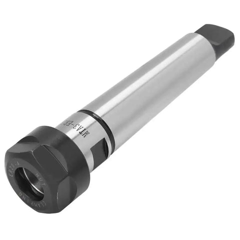 MT3 Morse Taper Collet Chuck Holder For CNC Milling Lathe Beefy Carbon Steel Construction Hardened Shank Smooth Runout Tolerance 0.0005in