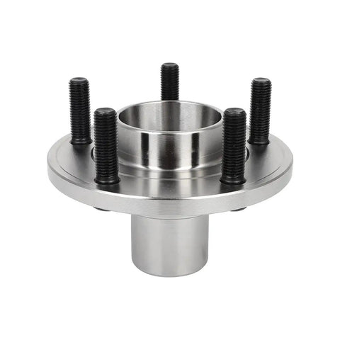 Front view of Front Wheel Hub And Bearing Assembly Compatible With Ford Escape 2013 Through 2019 And Lincoln MKC 2015 Through 2019 5 Lug With ABS 1 Piece Premium Aftermarket Replacement For Smooth Ride And Quick Easy Install