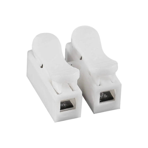 100 Pieces Spring Wire Connector Electrical Cable Clamp Terminal Block Connector Push In No Fuss Quick Plug In Easy To Install