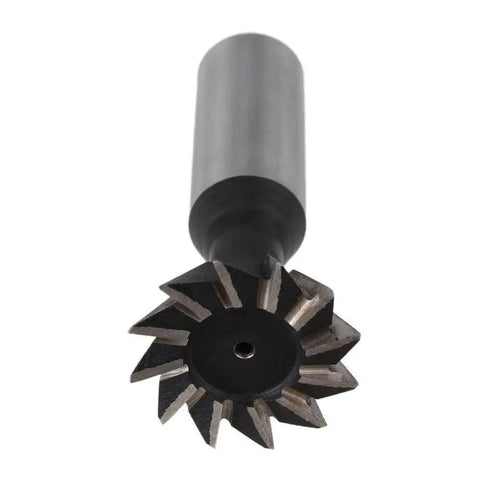 1 Piece HSS Dovetail Cutter End Mill Pro Grade 45 Degree 18mm Double Edged Dovetail Milling Tool for metalworking front view