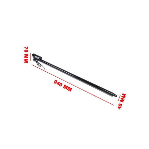 32 Inch 12V Linear Actuator With Beefy 440 Pound Load Capacity, 2000N, IP65 Waterproof, 0.31 Inch Per Second Travel, Electric Actuator
