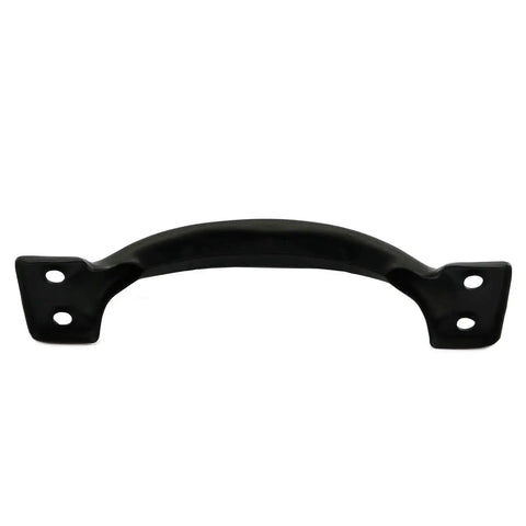 10 Pack 99mm Black Iron Door Handle Pulls With Screws For Doors And Drawers Vintage Surface Mount Hardware For Barn Doors Garage Doors