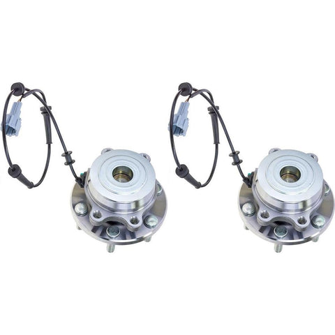 Front Wheel Bearing And Hub Assembly For Nissan Frontier Pathfinder Xterra And Suzuki Equator 2005 2006 2007 2008 2009 2010 2011 2012 2013 2017 Wheel Bearing Hub Kit With Easy Install And A Smooth No Hassle Ride, two pieces